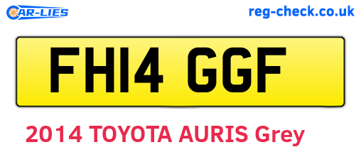 FH14GGF are the vehicle registration plates.