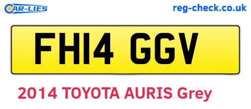 FH14GGV are the vehicle registration plates.