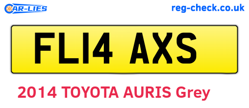 FL14AXS are the vehicle registration plates.