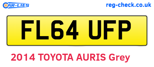 FL64UFP are the vehicle registration plates.