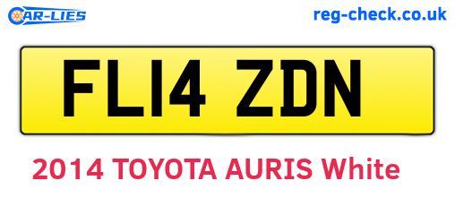 FL14ZDN are the vehicle registration plates.