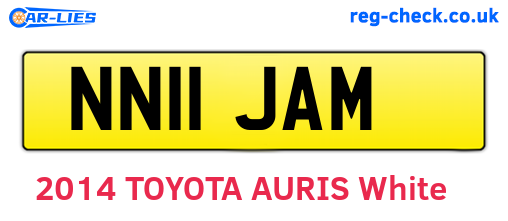 NN11JAM are the vehicle registration plates.
