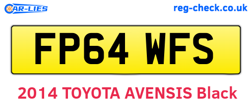 FP64WFS are the vehicle registration plates.
