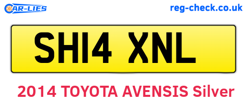 SH14XNL are the vehicle registration plates.