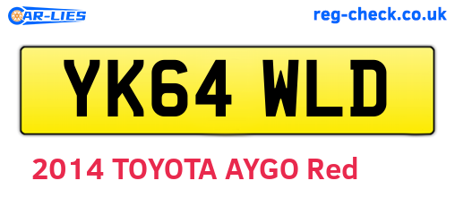 YK64WLD are the vehicle registration plates.