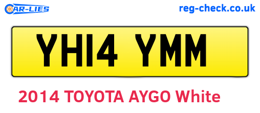 YH14YMM are the vehicle registration plates.