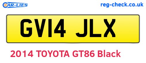 GV14JLX are the vehicle registration plates.