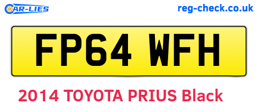 FP64WFH are the vehicle registration plates.