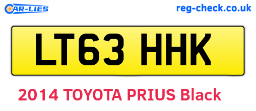 LT63HHK are the vehicle registration plates.