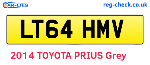 LT64HMV are the vehicle registration plates.