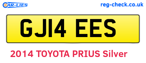 GJ14EES are the vehicle registration plates.