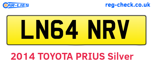 LN64NRV are the vehicle registration plates.