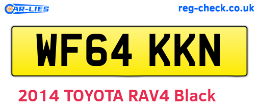 WF64KKN are the vehicle registration plates.