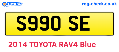 S99OSE are the vehicle registration plates.