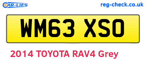 WM63XSO are the vehicle registration plates.