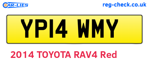 YP14WMY are the vehicle registration plates.