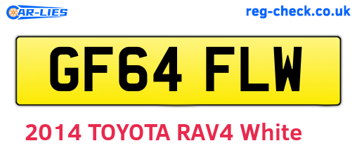 GF64FLW are the vehicle registration plates.