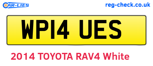 WP14UES are the vehicle registration plates.