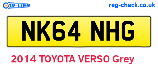 NK64NHG are the vehicle registration plates.