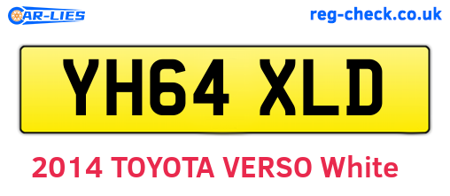 YH64XLD are the vehicle registration plates.
