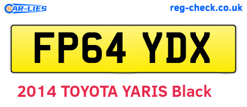 FP64YDX are the vehicle registration plates.