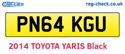 PN64KGU are the vehicle registration plates.