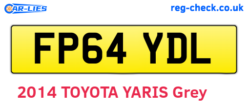 FP64YDL are the vehicle registration plates.