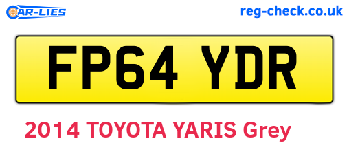 FP64YDR are the vehicle registration plates.