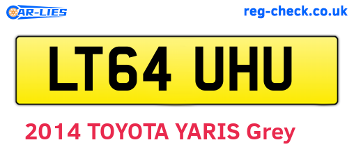 LT64UHU are the vehicle registration plates.