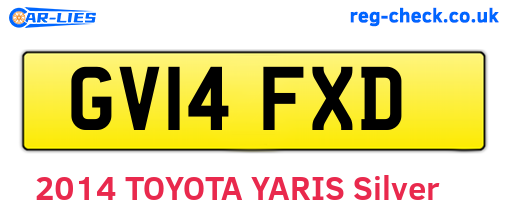 GV14FXD are the vehicle registration plates.