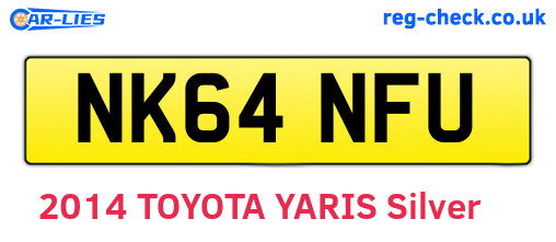 NK64NFU are the vehicle registration plates.