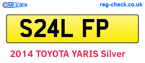 S24LFP are the vehicle registration plates.