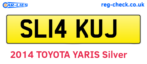 SL14KUJ are the vehicle registration plates.