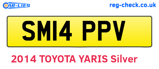 SM14PPV are the vehicle registration plates.