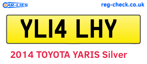 YL14LHY are the vehicle registration plates.