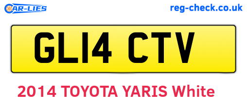 GL14CTV are the vehicle registration plates.