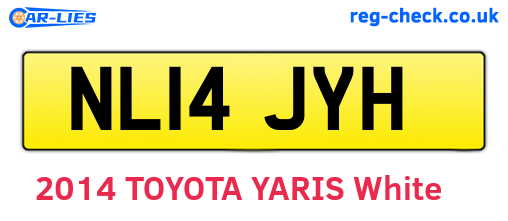 NL14JYH are the vehicle registration plates.
