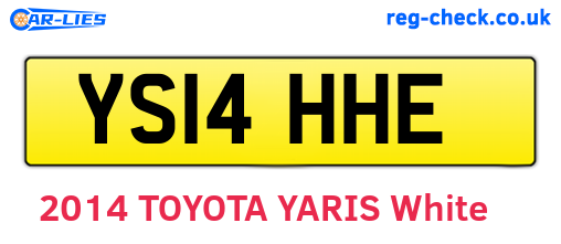 YS14HHE are the vehicle registration plates.