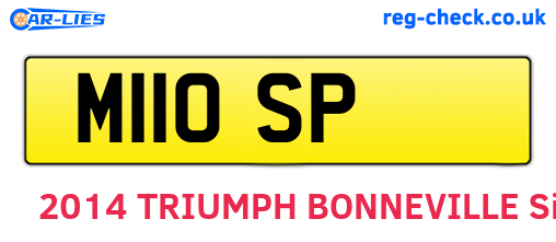 M11OSP are the vehicle registration plates.