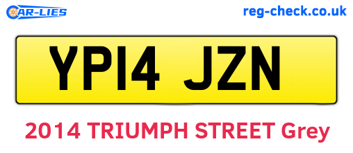 YP14JZN are the vehicle registration plates.
