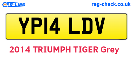 YP14LDV are the vehicle registration plates.