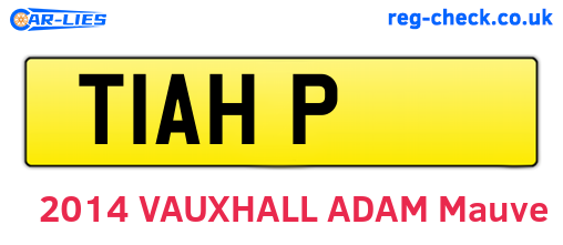 T1AHP are the vehicle registration plates.