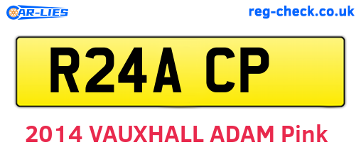 R24ACP are the vehicle registration plates.