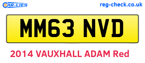MM63NVD are the vehicle registration plates.