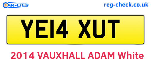 YE14XUT are the vehicle registration plates.