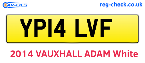 YP14LVF are the vehicle registration plates.