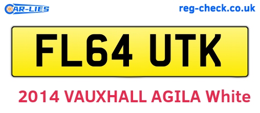 FL64UTK are the vehicle registration plates.