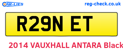 R29NET are the vehicle registration plates.