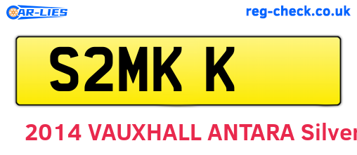 S2MKK are the vehicle registration plates.