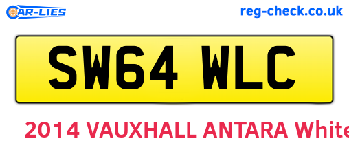 SW64WLC are the vehicle registration plates.